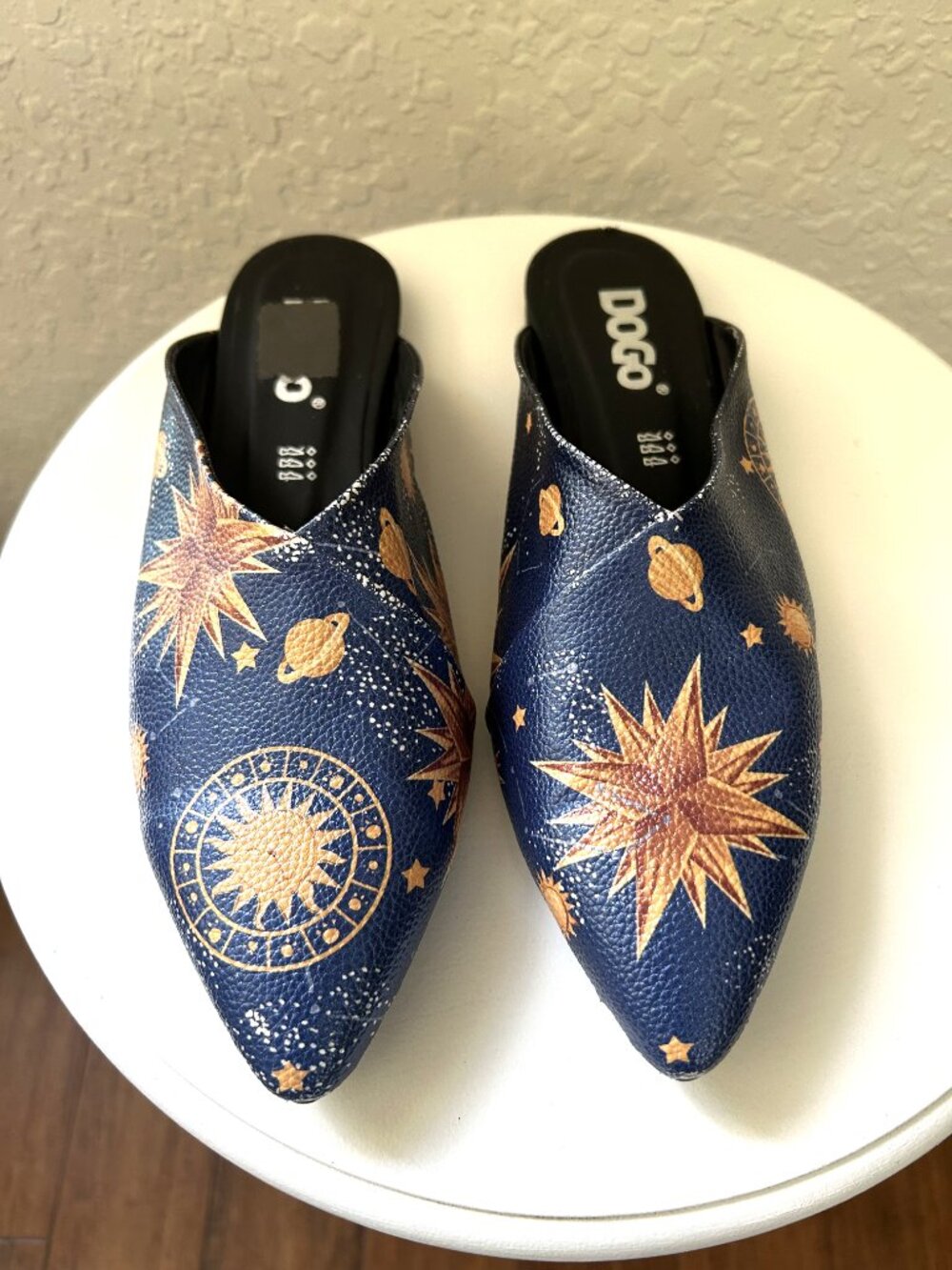 Dogo Vegan Leather Flat Celestial Mules